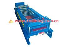 Roll Forming Machine 1 for heat-preserving panel (box shape), cut-off & folding in the same machine 